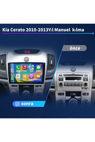 Kia Cerato 2010-2013yıl 4gb Ram 64gb Rom Navigasyon Multimedya
