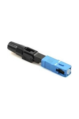 Anunnaki Ftth Sc Mavi Fiber Optik Yüksek Hız Bağlantı Konnektörü 10 Adet Tek Modlu Sc/apc Adaptörü