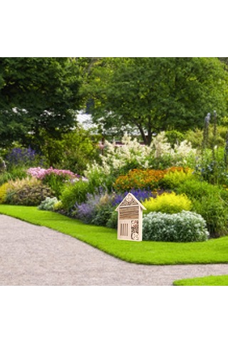 Mufunye Doğal Kaju Ağaçlı Böcek Oteli B Tipi - Bahçe İçin Faydalı Böcek Yuva, Doğa Gözlem Ve Dekorasyon
