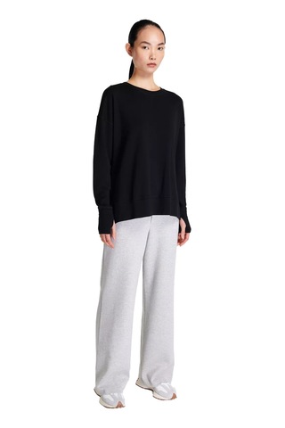 Sweaty Betty After Class Longline Sweatshirt Siyah