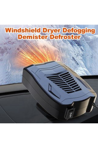 Samdoo 12v/24v Taşınabilir Araç Isıtıcısı - Cam Kurutma Ve Buz Çözme Fonksiyonlu Otomobil Isıtma Fanı