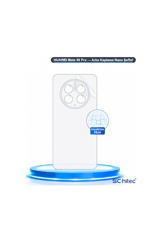 Huaweı Mate 50 Pro Uyumlu Arka Yüzey Hidrojel Koruyucu Film 24811741