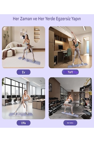 Kayak Katlanabilir Egzersiz Aleti Aç Kapa Pilates Tahtası Spor Al