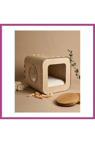 Gees Global Özel Tasarım Luna Mdf Kedi Evi Gbzs