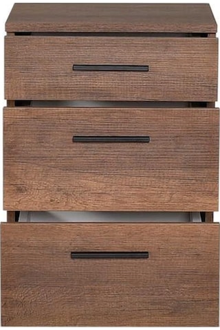 Tredline  Üç Çekmeceli Komodin - Oslo  Ceviz