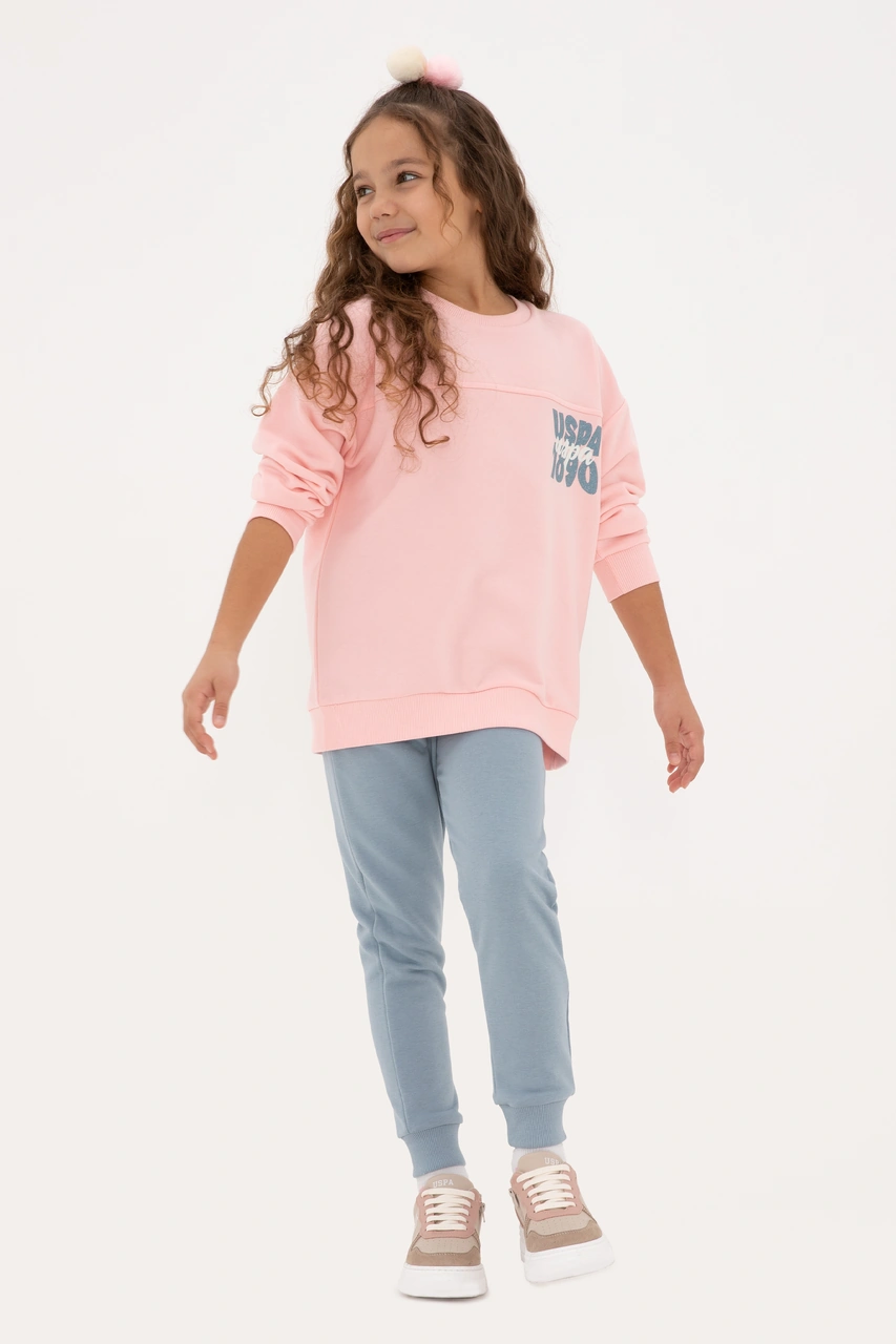 U.s. Polo Assn. Kız Çocuk Açık Pembe Pijama Takım 50318934-vr078 Acık Pembe