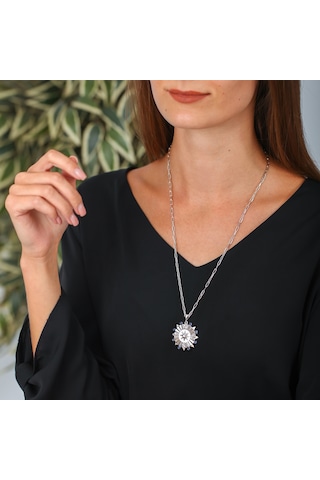 Altınbaş Silver Pusula Kolye KLMC020-25618