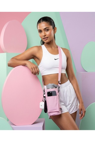 Mubigor Su Geçirmez Mıknatıslı Spor Çantası & Günlük Kullanım, Gym, Pilates İçin & Havluluk Hediyeli Pembe