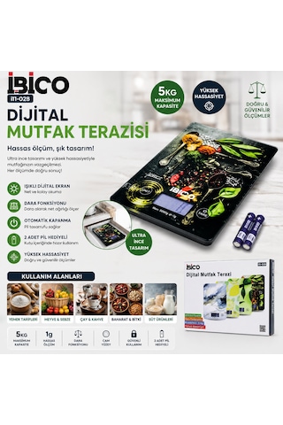 Lunaev Cam Mutfak Tartısı Terazi Lcd Ekran 5 Kg / 1 G Pilli Gr / Oz / Ml / Ib Ölçüm İ11 - 028 Açık Bej