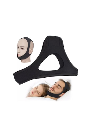 Ayarlanabilir Horlama Bandı Uyku Bandı Maskesi Uyku Apnesi