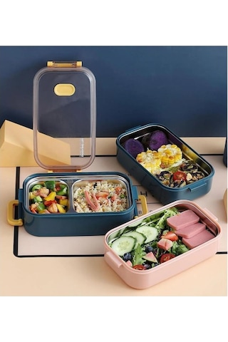 Vagon Çelik Lunch Box 1400 ML Yeşil