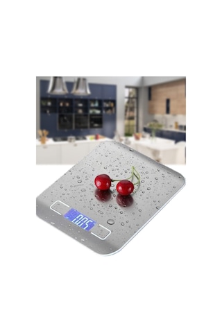 Crown 7010 5 Kg Mutfak Tartısı Lcd Ekranlı Dijital Hasas Terazisi Pilli Gri 1410 Açık Bej