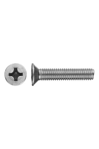 5x50 mm.  YHB Metrik Yıldız Havşa Başlı Civata 10 Adet Paket