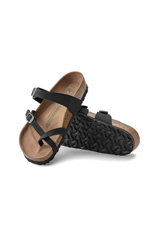 Birkenstock Mayari Bf Nu Earthy Vegan Kadın Terlik 1021176 Siyah