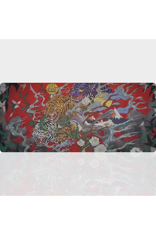 90x40 Cm Desenli Oyuncu Gaming Mouse Pad Kaymaz Kauçuk Taban Fare Altlığı Xxl Mousepad Masterpiece Serisi 02