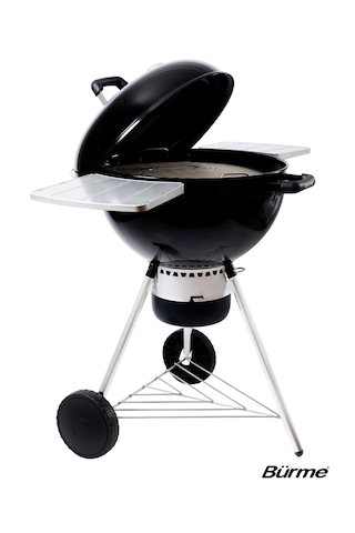 Partner 55.05 Black Masalı Profesyonel Kömürlü Barbekü Siyah