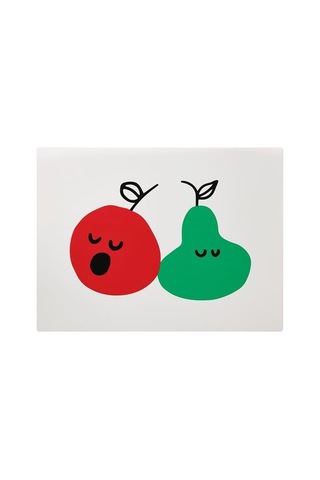 Ikea Grönfınk Çocuk Amerikan Servisi, Kırmızı-yeşil, 30x40 Cm