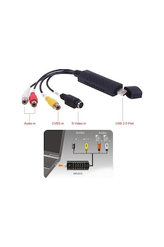 Triline Usb Easycap 4 Kanal Capture Kayıt Kartı