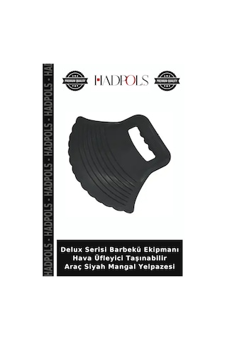 Delux Serisi Barbekü Ekipmanı Hava Üfleyici Taşınabilir Araç Siyah Mangal Yelpazesi Diğer