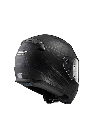 Ls2 Rapıd 2 Crypt Kask Siyah