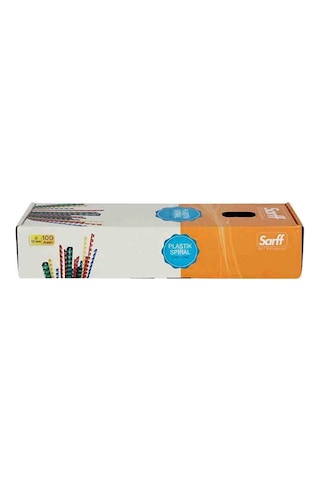 Teknomeda Sarff 12Mm.Mavi Delux Plastik Spiral 100 Adet