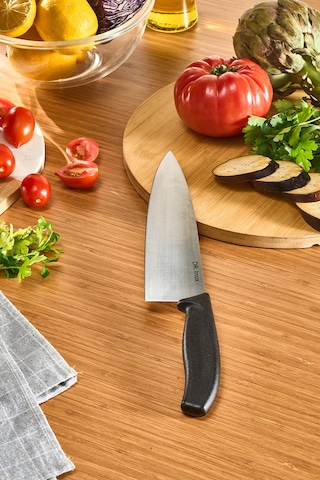 Dr. Inox Şef Bıçağı 33 Cm Siyah Siyah