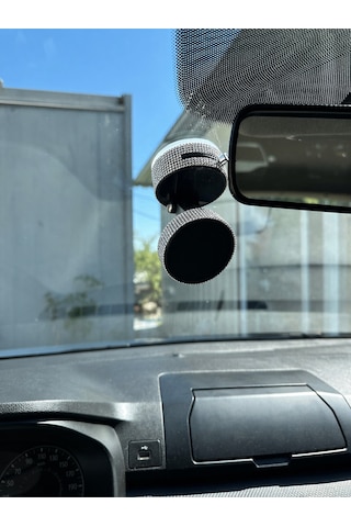 Kadınlara Özel Gümüş Taşlı Araç Telefon Tutacağı Oto Telefon Tutucu Kristal
