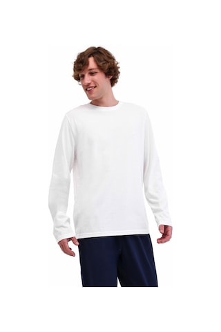 Lumberjack Mb Loen 14ljk-130-33 5pr Beyaz Erkek Uzun Kol T-shirt Beyaz