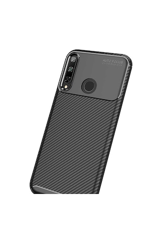 Huawei P40 Lite E Kılıf Zore Negro Silikon Kapak Siyah