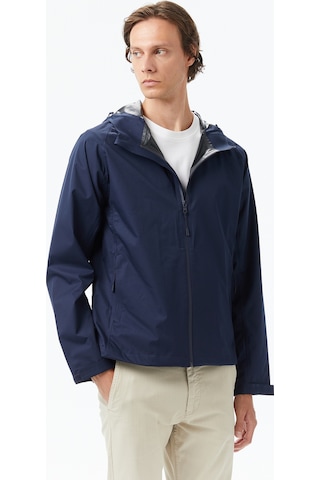 Nautica Erkek Lacivert Regular Fit Kapüşonlu Su Geçirmez Yağmurlukdüzj57044t