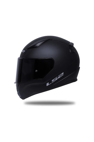 Ls2 Rapid Siyah Vizörlü Kapalı Motosiklet Kaskı Mat Siyah