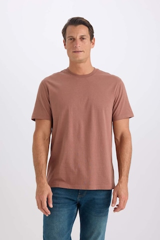DeFacto %100 Pamuk New Regular Fit Bisiklet Yaka Basic Düz Kısa Kollu Tişört V7699AZ25SPBN307