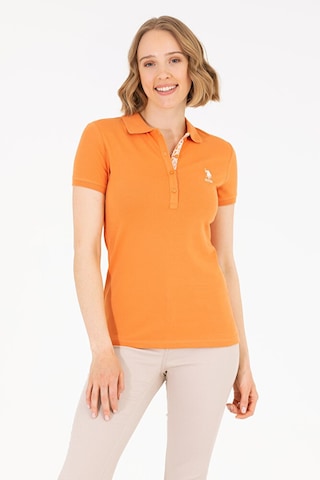 U.S. Polo Assn. Kadın Basic Polo Yaka Tişört 50262698-vr031 Kırmızı