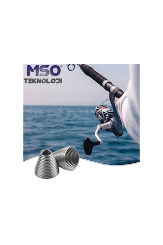 MSO Olta Balıkçılık Paslanmaz Çelik Kurşun Takılma Önleme Spiral