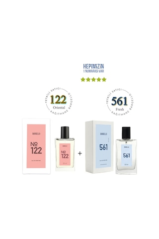 Bargello 122 + 561 Kadın/erkek Parfüm EDP 2 x 50 ML