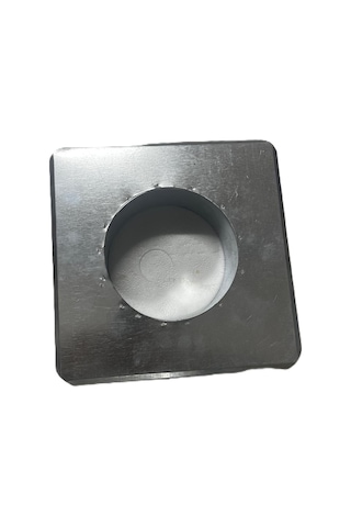 Konteyner Soba Boru Çıkış Zıvanası Kare İzocamsız 13cm 20x20