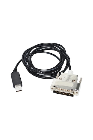 Usb Rs232-d-sub 25 Pin Db25 Erkek Adaptör Seri İletişim Kablosu 3 Metre