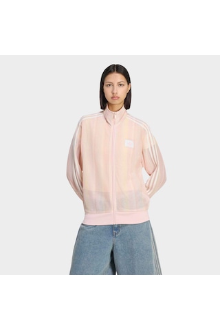Adidas Originals Summer Glow Knitted Firebird Kadın Pembe Ceket Ky2031