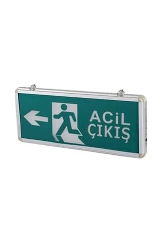 Ledli Exıt Armatür - Acil Çıkış Levhası 3 Saat Şarjlı Çok Renkli