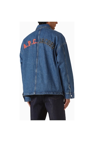 A.p.c X Marc Jacobs Erkek Denim Jacket Straight Fit Mavi
