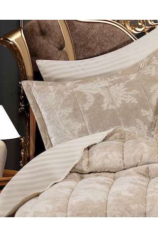 Goldroom Home Kadife Confort 3 Parça Çift Kişilik 230 240 Uyku Seti Antrasit