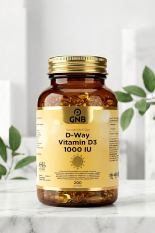 Gnb D-way Vitamin D3 1000 Iu 1 Softjel 1000 Iu İçerir Takviye Edici Gıda 200 Softjel Gnb D-way Vitamin D3 1000 Iu 1 Softjel 1000 Iu İçerir Takviye Edici Gıda 200 Softjel
