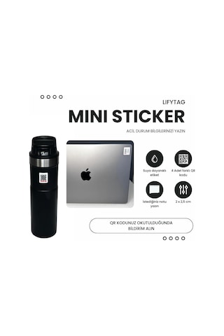 Lexroo Akıllı Qr Kimlik - 4 Adet Çok Renkli