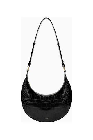 Jw Pei Carly Saddle Bag Vegan Deri Omuz Çantası Siyah - 1. Stil