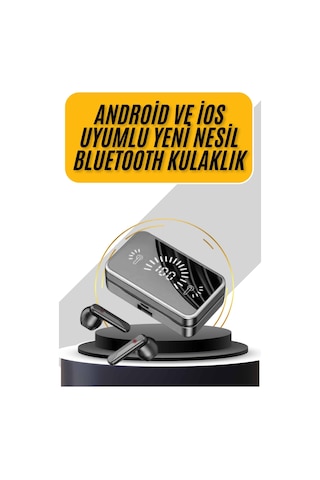 İos - 209 - Android Uyumlu Bluetooth Kulaklık Kablosuz Kulaklık - Csmo-tex - Yüksek Basslı