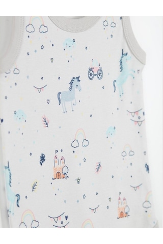 Çimpa Panolino 2'li Bebek Body 20780 Gri