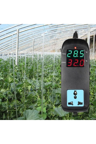 Springsun Dijital Sıcaklık Kontrol Cihazı 90-250v 10a Otomatik Kesme Akvaryum/üretim Sistemi İçin Mh2000 Sıcaklık Regülatörü