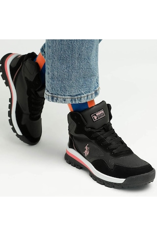 U.s. Polo Assn. Kadın Bot & Bootie Siyah-pembe 101392005 Sagan Hı Wmn 3pr 24ks94000367 S940022 Pembe - Siyah