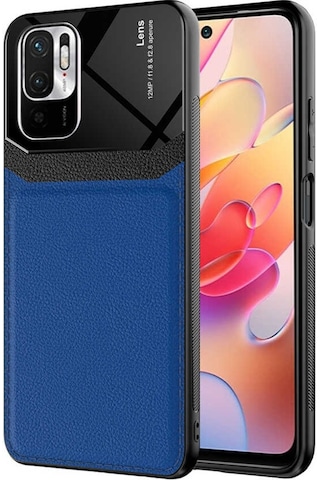 Xiaomi Redmi Note 10S Kilif ?Zore Emiks Deri Görünümlü Kilif 500285907