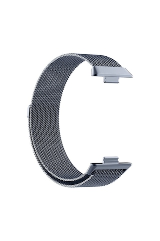 Huawei Watch Fit 3 Zore Krd-01 Metal Kordon-gri